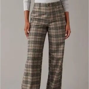 American Eagle Outfitters Plaid Wide Leg Pants